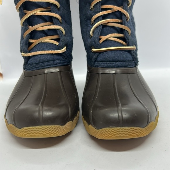 Sperry SP Fashion Saltwater Youth Girls Duck Boots w Quilted Top Size 3 USA - Picture 6 of 12